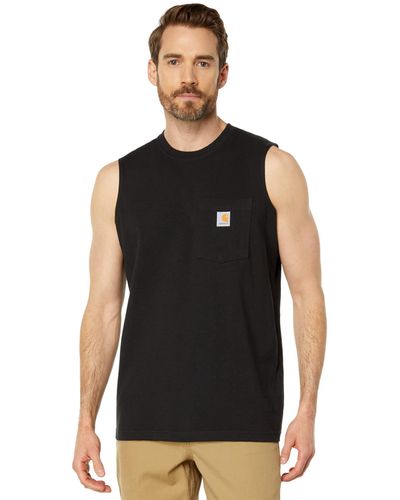 Carhartt Workwear Pocket Sleeveless T-shirt - Black