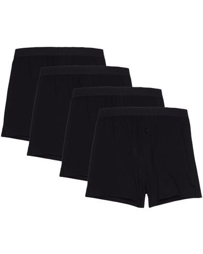 Pact Knit Boxers 4-pack - Black