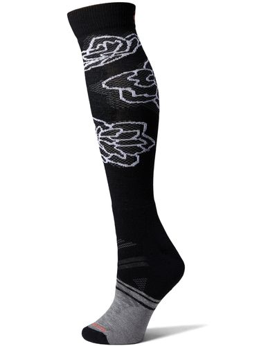 Smartwool Ski Full Cushion Pattern Over-the-calf Socks - Black