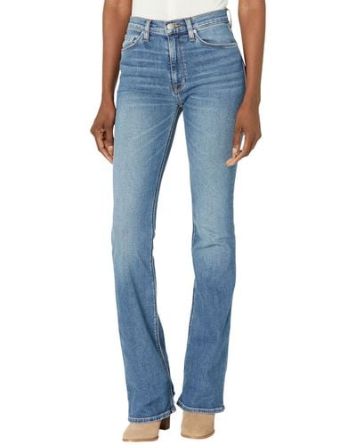 Hudson Jeans Barbara High-rise Bootcut In Sandy Dest Hem - Blue