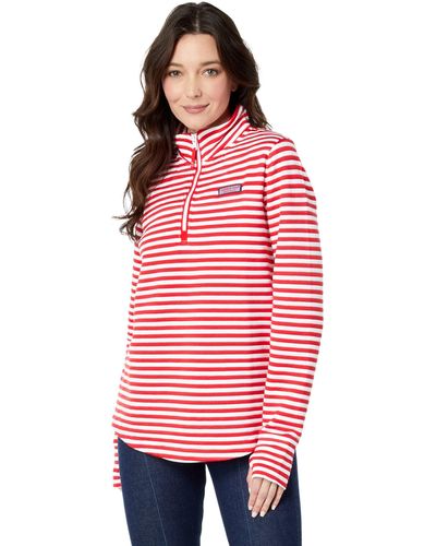 Vineyard Vines Channel Ottoman Relaxed Shep Shirt - Red