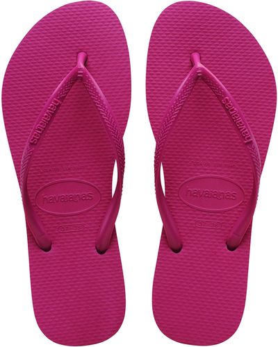 Havaianas Top Flip Flops (shocking Pink) Sandals