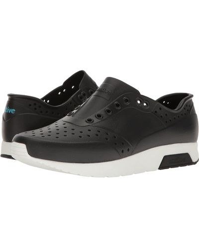 Native Shoes Lennox (pigeon Grey/shell White/dublin Grey) Athletic Shoes - Black