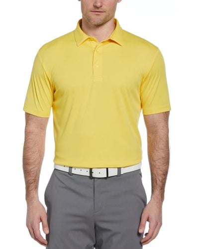 Callaway Apparel Tournament Short Sleeve Polo - Yellow
