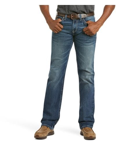 Ariat M7 Straight Leg Coltrane Jeans In Silverton - Blue