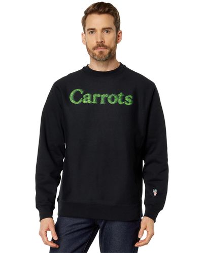 Carrots Grass Wordmark Crew Neck - Black
