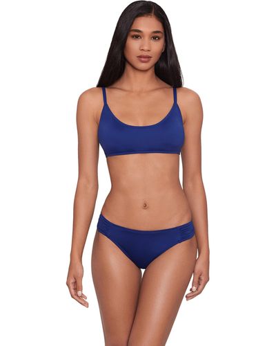Lauren by Ralph Lauren Beach Club Solid Solid Hipster Bikini Bottoms - Blue