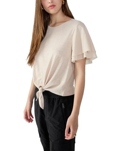 Sanctuary Tied Together Forever Top - Natural