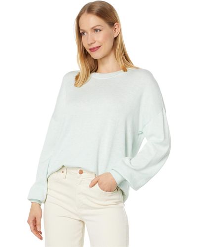 Lilla P Easy Pullover Sweater - White