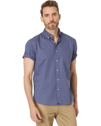 UNTUCKit Sinclair Short Sleeve Shirt - Blue