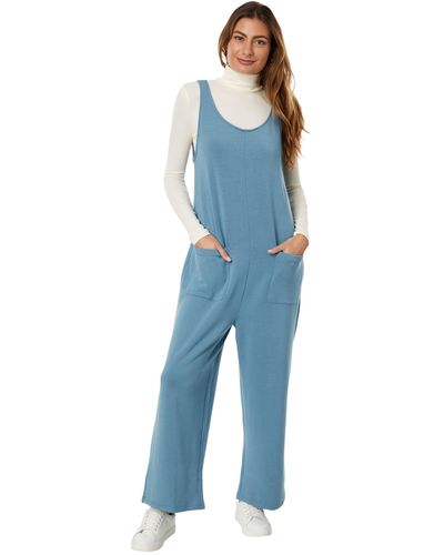 Madewell Superbrushed Pull-on Jumpsuit - Blue