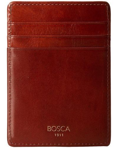 Bosca Front-pocket Wallet - Red