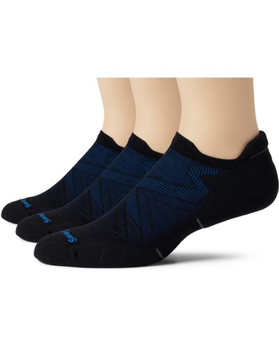 Smartwool Run Targeted Cushion Low Ankle Socks 3-pack - Black