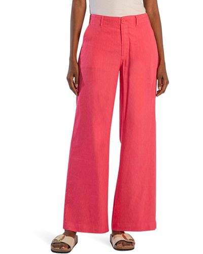 Kut From The Kloth Meg - Wide Leg Pant - Red