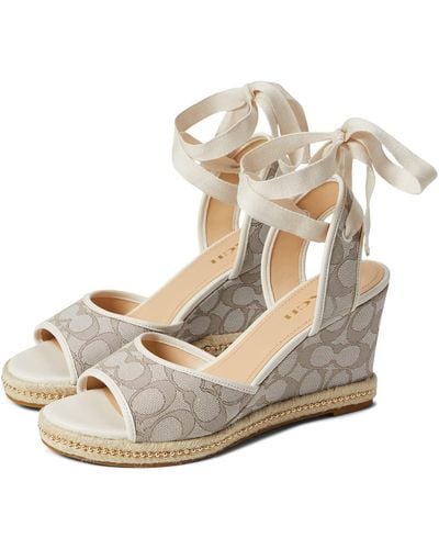 COACH Page Jacquard Wedge - Natural