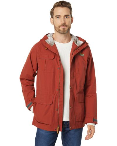 L.L. Bean Mountain Classic Water Resistant Jacket - Red