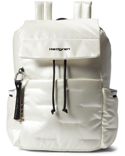 Hedgren Billowy Backpack With Flap - White