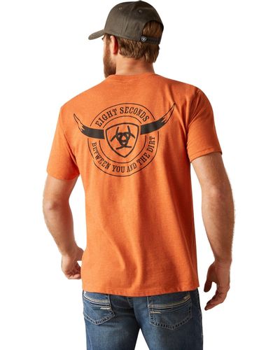 Ariat 8 Sec T-shirt - Orange