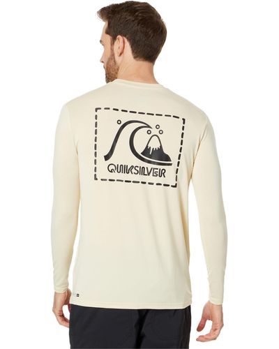Quiksilver Dna Long Sleeve Surf Tee - Natural