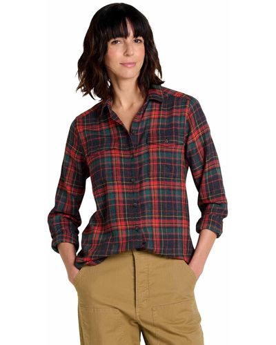 Toad&Co Re-form Flannel Shirt - Black
