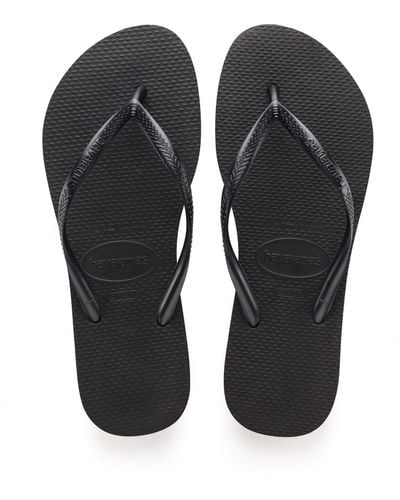 Havaianas Slim Flip Flops - Black