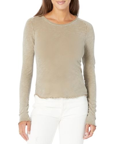 Free People Be My Baby Long Sleeve - Natural