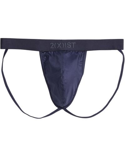 2xist 2(x)ist Sliq Jock Strap (navy Blazer) Underwear - Blue