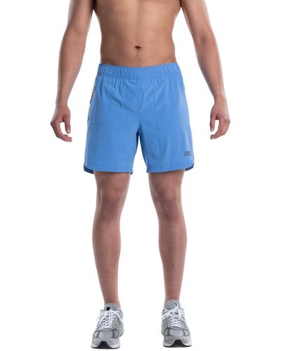 Saxx Underwear Co. Gainmaker 2-n-1 7 Shorts - Blue