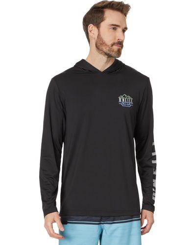 O'neill Sportswear Traveler Upf Hooded Long Sleeve Tee - Black