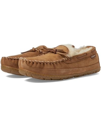 L.L. Bean Wicked Good Moccasins - Brown