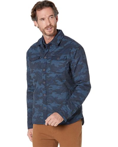 Johnnie-o Gizmo Quilted Nylon Jacket - Blue