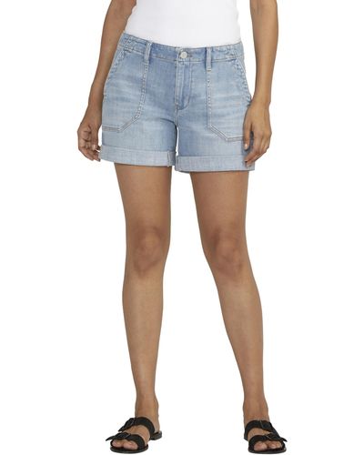 Jag Jeans Safari Shorts In Nassau Blue