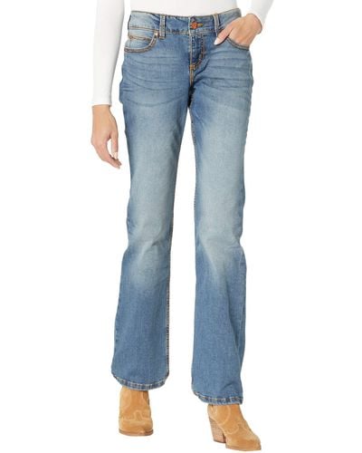 Wrangler Retro Mae Mid-rise Bootcut Jeans - Blue