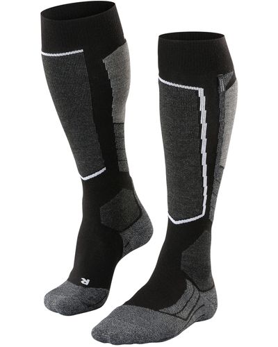 FALKE Sk2 Cashmere Intermediate Knee High Skiing Socks 1-pair - Black