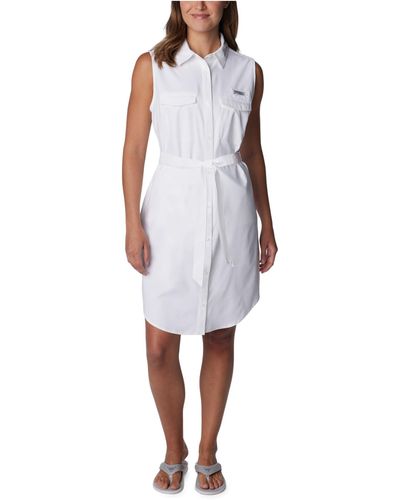 Columbia Sun Drifter Woven Dress Ii - White