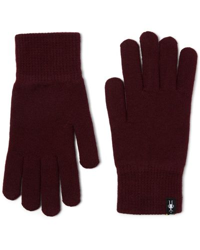 Smartwool Boiled Wool Gloves - Red