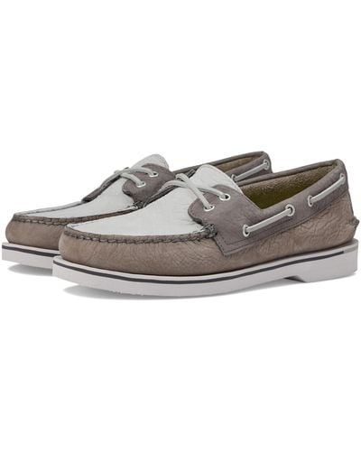 Sperry Top-Sider Authentic Original Double Sole Cross Lace - Gray