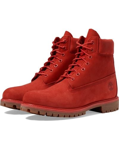 Red Timberland Boots for Men | Lyst