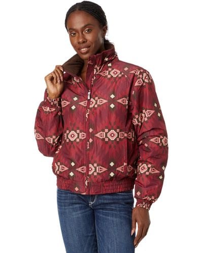 Ariat Western Stable Jacket - Red