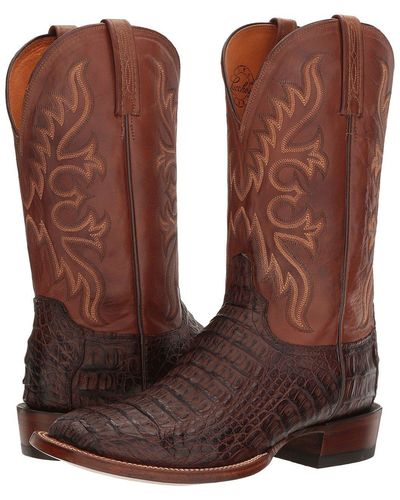 Lucchese Chavez (barrel Brown) Cowboy Boots