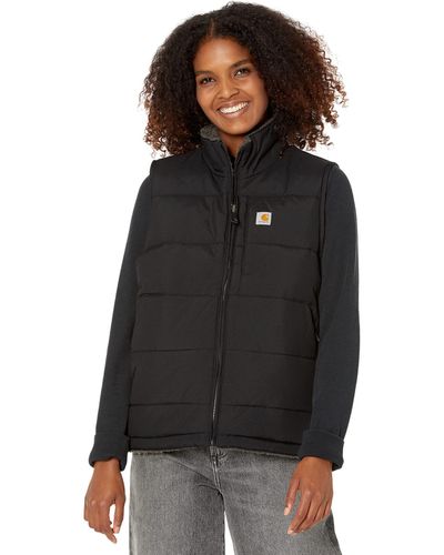 Carhartt Plus Size Relaxed Fit Midweight Utility Vest - Black