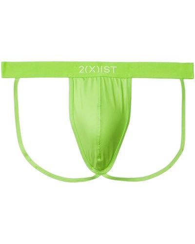 2xist 2(x)ist Sliq Jock Strap (jasmine Green) Underwear