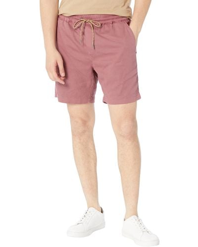 Faherty Essential Drawstring Shorts 6.5 - Red