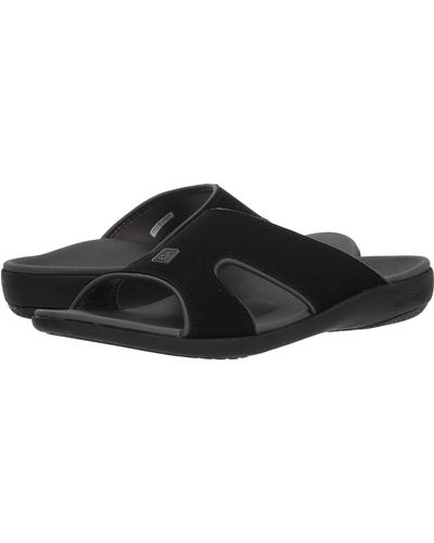 Black Spenco Sandals, slides and flip flops for Men | Lyst