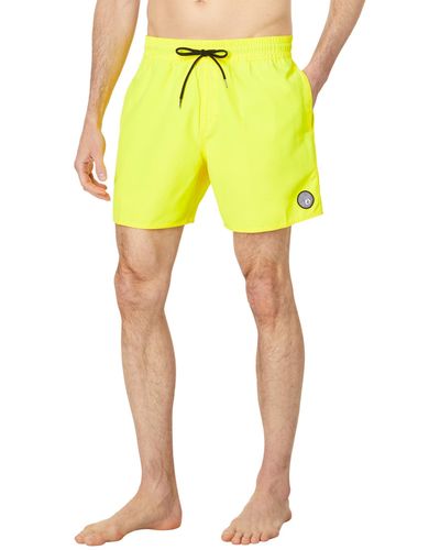 Volcom Lido Solid Trunk 16 - Yellow