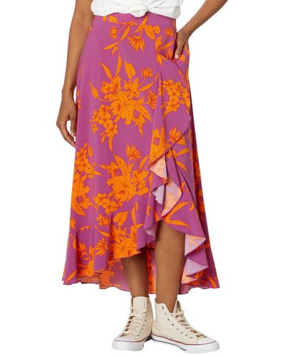 Toad&Co Sunkissed Wrap Skirt - Red