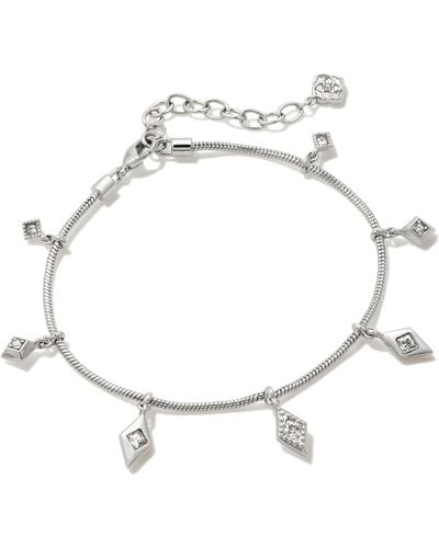 Kendra Scott Kinsley Delicate Chain Bracelet - White
