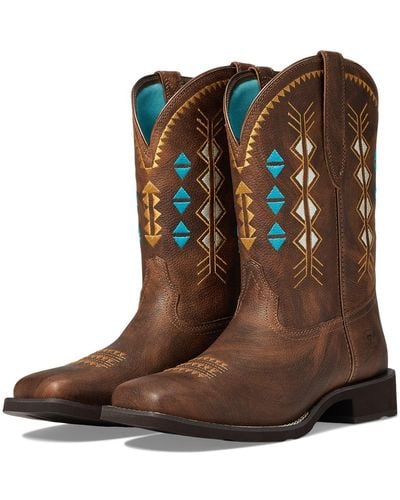 Ariat Delilah Deco Western Boot - Brown