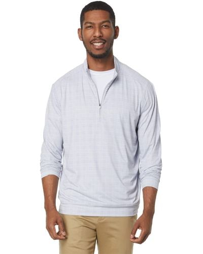 Johnnie-o Justin Performance 1/4 Zip Pullover - Blue