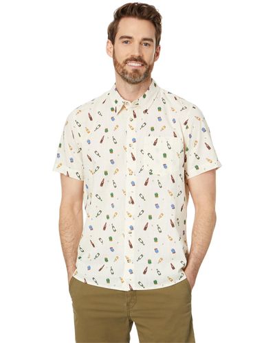 Toad&Co Fletch Short Sleeve Shirt - White
